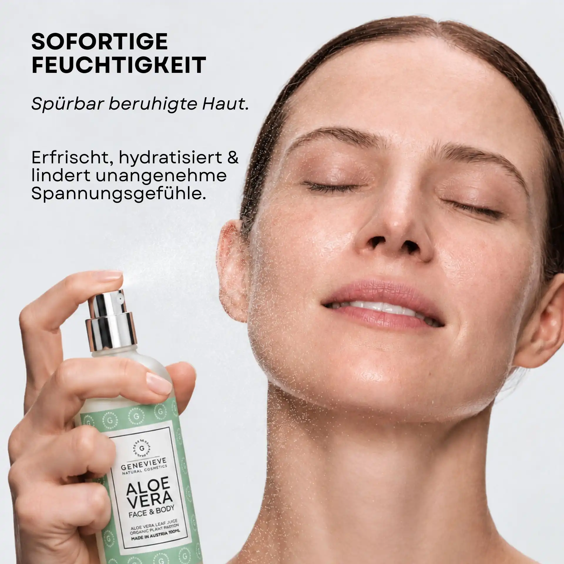 Aloe vera direct juice spray