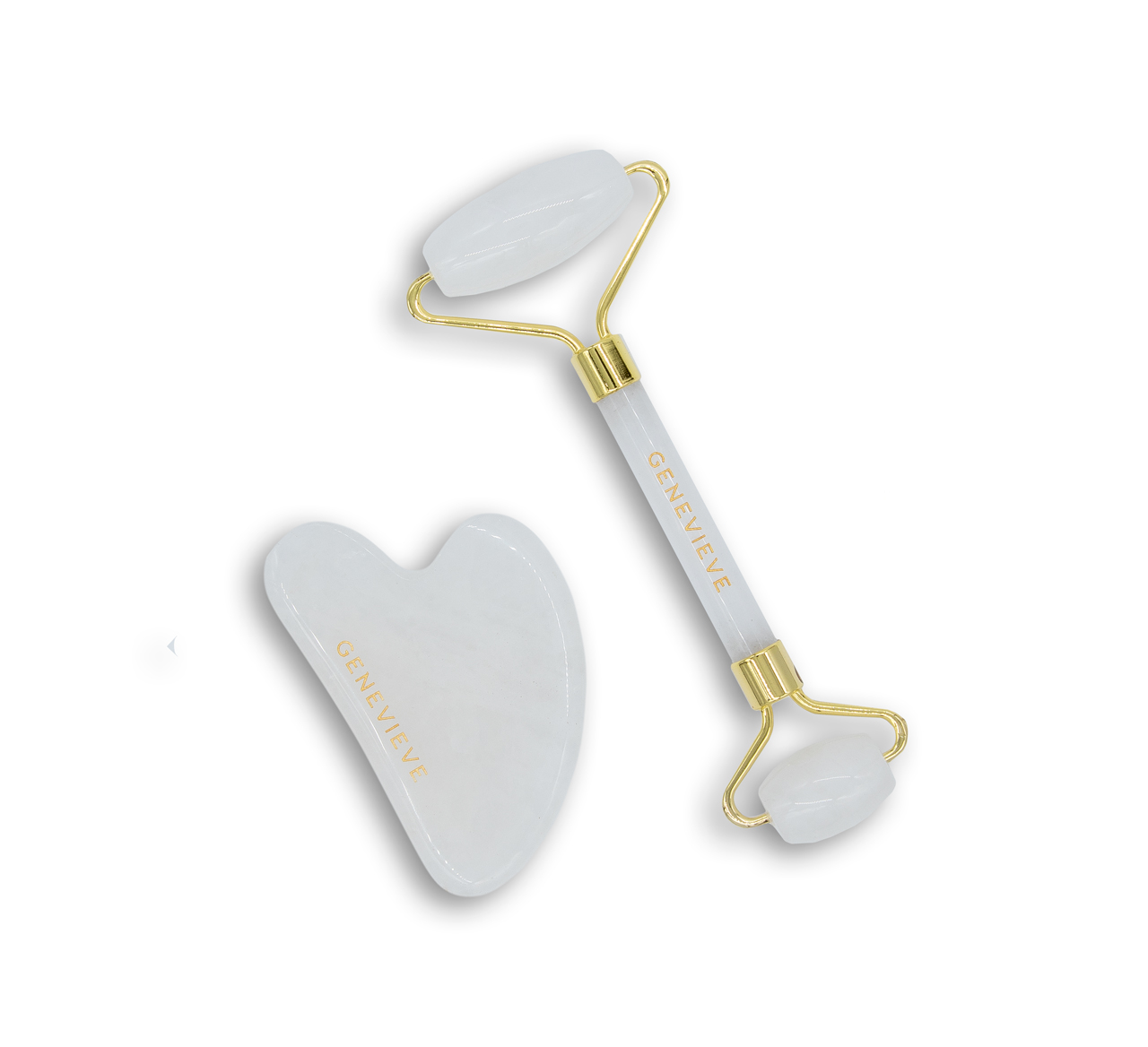 Genevieve-Roller-Bergkristall Gua Sha & Beauty Roller Crystal