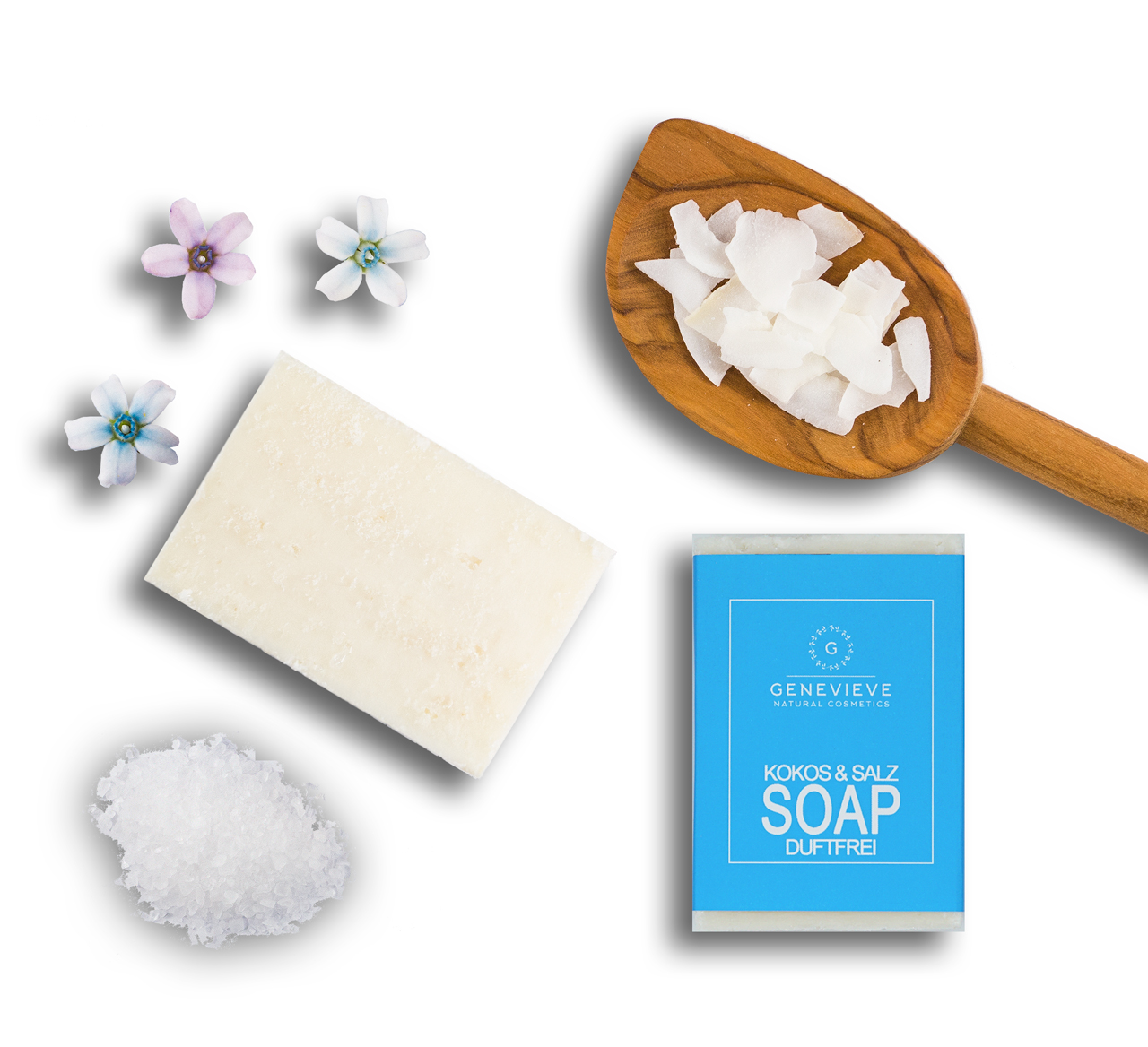 Kokos Salzseife Duftfrei